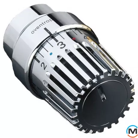 Термостатическая головка Oventrop "Uni LH" (М 30 х 1,5), хромированный с декор. кольцом, Исполнение: Механическая, Цвет: Хром, Нулевое положение: Есть, Присоединение: М30х1,5, фото 