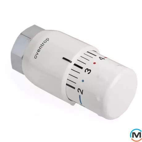 Термостатическая головка Oventrop "Uni SH" (М 30 х 1,5), белая, Исполнение: Механическая, Цвет: Белый, Нулевое положение: Есть, Присоединение: М30х1,5, фото 