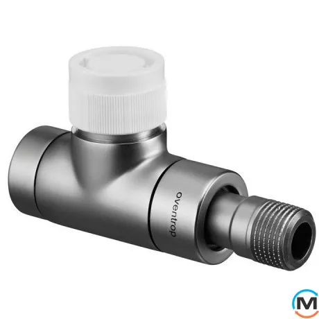 Термостатический клапан Oventrop прямой "Е" 1/2", никелированный, Диаметр резьбы: 1/2", Исполнение: Прямой, Цвет: Никелированный, фото 