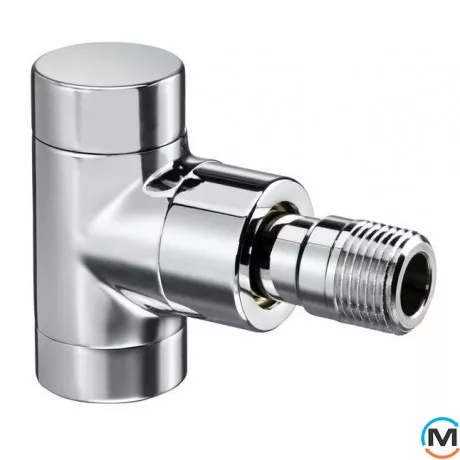 Клапан обратного потока Oventrop угловой "Combi E" 1/2", хромированныйированный, Диаметр резьбы: 1/2", Исполнение: Угловой, Цвет: Хром, фото 