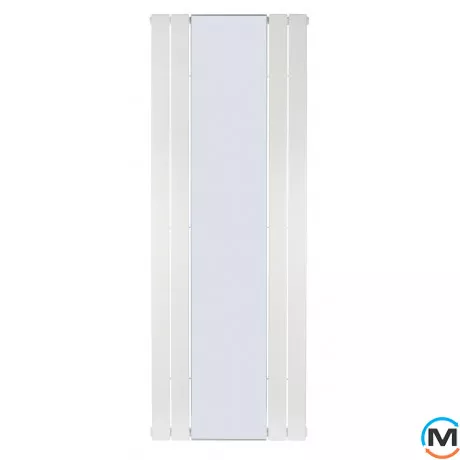 Трубчастий радіатор Betatherm Mirror PE 1118/08 1800x609x90 мм вертикальний RAL9016 (білий), фото 