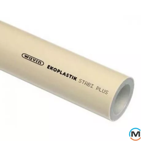 Поліпропіленова труба Ekoplastik Stabi Plus 90 мм, Тип труби: Алюміній, Призначення труб: Универсальная, Діаметр (мм): 90, фото 