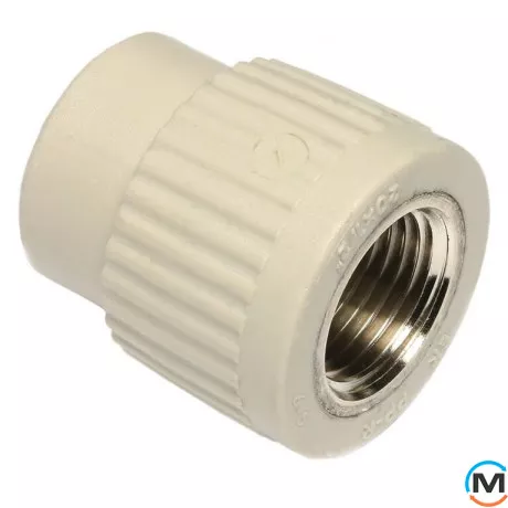 Полипропиленовая муфта Ekoplastik комб. Р.В. 32 мм  х 3/4", фото 