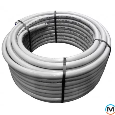 Труба металлопластиковая Valsir в изоляции PEXAL 16 х 2 мм (бухта 50 м), Исполнение: В изоляции, Диаметр (мм): 16, Вариант: PEXAL, Модификация: Бухта 50 м, Толщина стенки (мм): 2.00, фото 