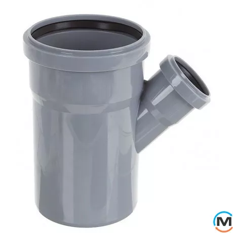 Трійник редукційний для каналізації Valsir 40/32 45°, Вид каналізації: Внутрішня, Тип каналізації: Проста, Градус (град.): 45, Модифікація: 40/32 45°, Діаметр (мм): 40, Матеріал: Полівінілхлорид (ПВХ), фото 