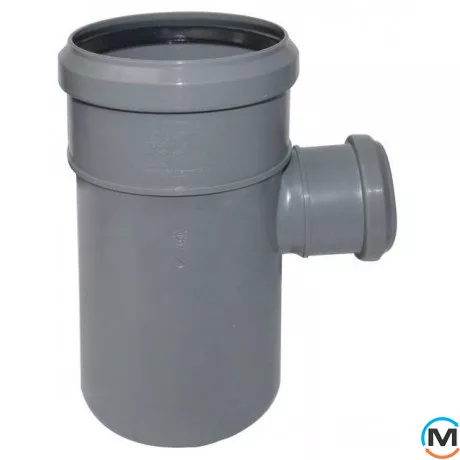 Трійник редукційний для каналізації Valsir 40/32 87°, Вид каналізації: Внутрішня, Тип каналізації: Проста, Градус (град.): 90, Модифікація: 40/32 87°, Діаметр (мм): 40, Матеріал: Полівінілхлорид (ПВХ), фото 