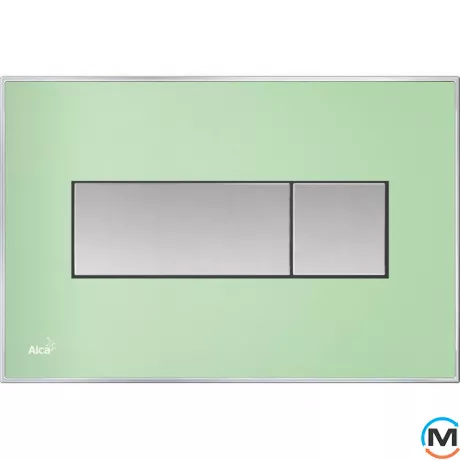 Кнопка управления Alca Plast с цветной пластиной (доска - зеленая), фото 