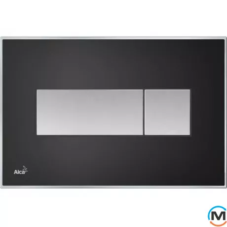 Кнопка керування Alca Plast з кольоровою пластиною (дошка – чорна), фото 