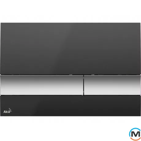 Кнопка управления Alca Plast (черная/хром-матовая), фото 