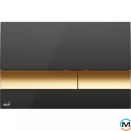 Кнопка управления Alca Plast (черная/золотая), фото 