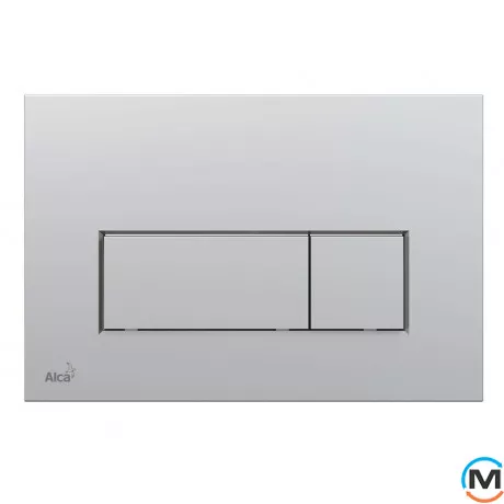 Кнопка управления Alca Plast для скрытых систем инсталляции, xром-матовый, фото 