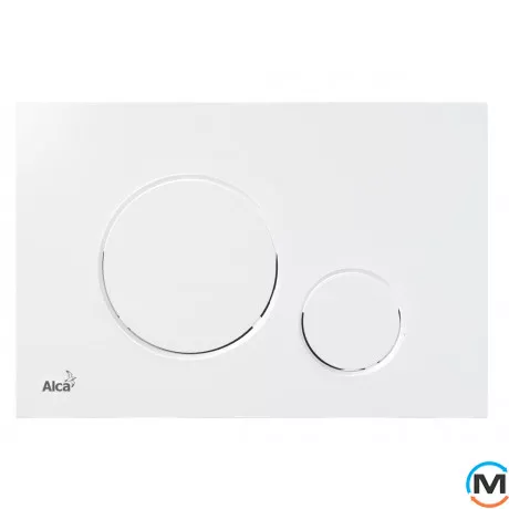 Кнопка управления Alca Plast для скрытых систем инсталляции, белый, фото 