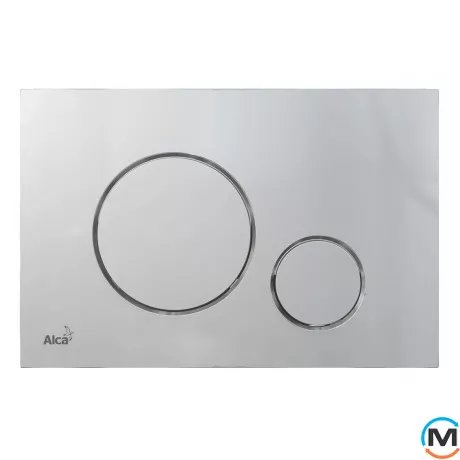 Кнопка управления Alca Plast для скрытых систем инсталляции, xром-матовый, фото 