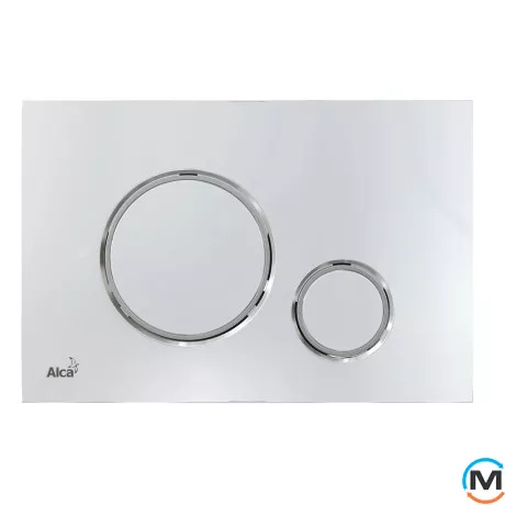 Кнопка управления Alca Plast для скрытых систем инсталляции, хром-глянец/xром-мат, фото 
