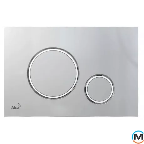 Кнопка управления Alca Plast для скрытых систем инсталляцииб xром-мат/ хром-глянец, фото 
