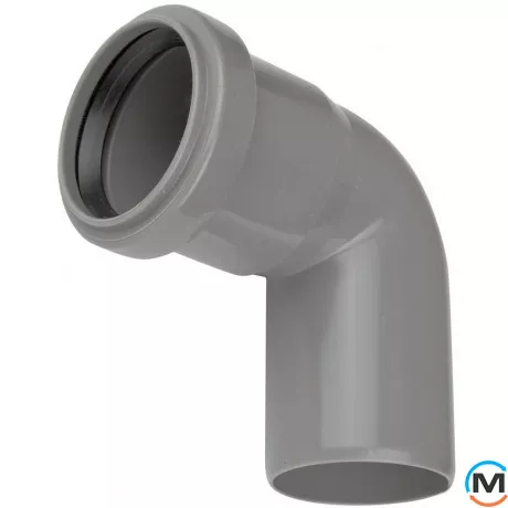 Колено канализационное Valsir 160 87°, Вид канализации: Внутренняя, Тип канализации: Простая, Градус (град.): 90, Диаметр (мм): 160, Материал: Поливинилхлорид (ПВХ), фото 