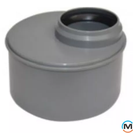 Перехідник каналізаційний Valsir 100/75, Варіант: 100/75, Вид каналізації: Внутрішня, Тип каналізації: Проста, Виконання: Простий, Діаметр (мм): 100, Матеріал: Полівінілхлорид (ПВХ), фото 