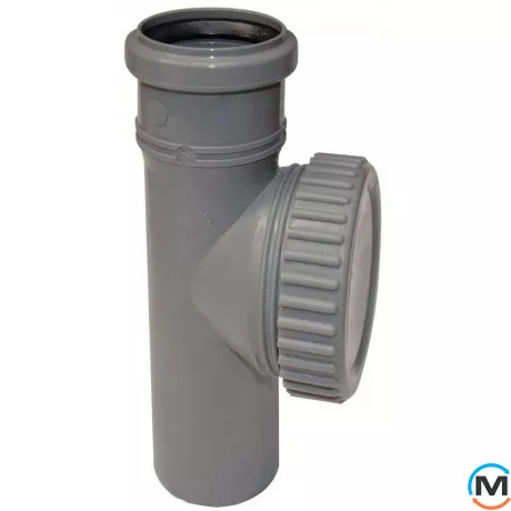 Ревизия канализационная Valsir 100, Вид канализации: Внутренняя, Тип канализации: Простая, Диаметр (мм): 100, Материал: Поливинилхлорид (ПВХ), фото 