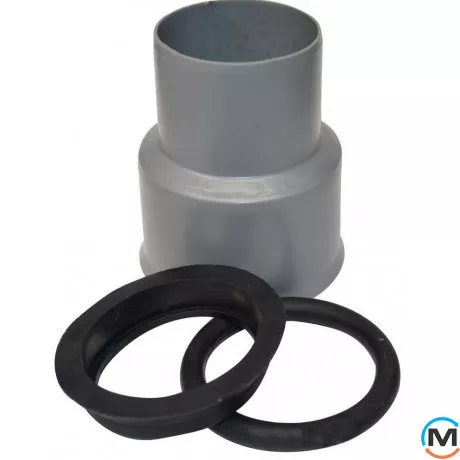 Преходник канализационный чугун-пластик Valsir 100, Вид канализации: Внутренняя, Тип канализации: Простая, Диаметр (мм): 100, Материал: Поливинилхлорид (ПВХ), фото 