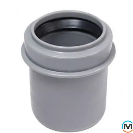 Перехідник каналізаційний короткий Valsir 100/90, Варіант: 100/90, Вид каналізації: Внутрішня, Тип каналізації: Проста, Виконання: Короткий, Діаметр (мм): 100, Матеріал: Полівінілхлорид (ПВХ), фото 