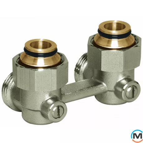 Узел нижнего подключения Rossweiner тип E2 / 50 угловой, 3/4 "BPx3 / 4" Зp (basic line), фото 