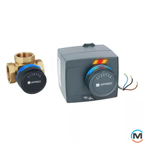 Змішувальний комплект Afriso ProClick ARV382 Rp 3/4" та привід ARM323 3-точки, 230В, 60 сек, фото 