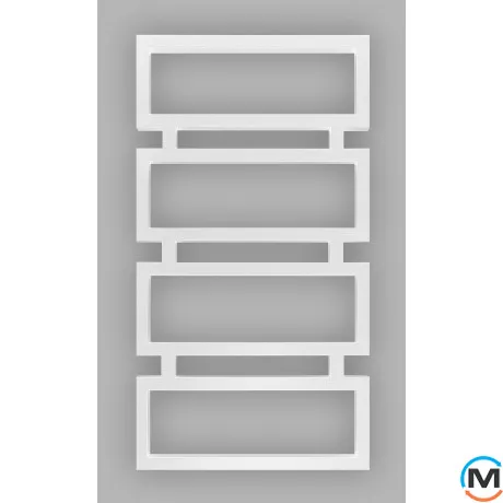 Сушка для рушників Genesis-Aqua QUATTRO 800x530 білий, Колір: Білий, Висота (мм): 800, фото 