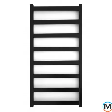 Полотенцесушитель Genesis-Aqua MAXI 1000x530 черный, Цвет: Черный, Высота (мм): 1000, фото 