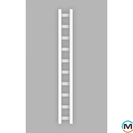 Сушка для рушників Genesis-Aqua SCALA 1200x250 білий, Колір: Білий, фото 