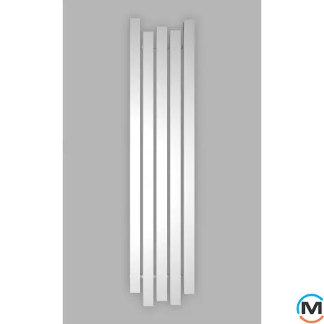 Радіатор Genesis-Aqua BASSA 1600х450 білий, Колір: Білий, фото 