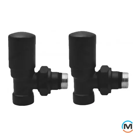 Крани кутові для сушки для рушників Genesis-Aqua чорний, Колір: Чорний, фото 