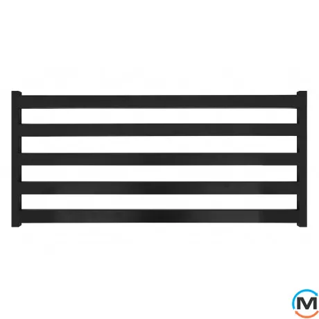 Сушка для рушників Genesis-Aqua BARKER 550x1200 чорний, Колір: Чорний, фото 