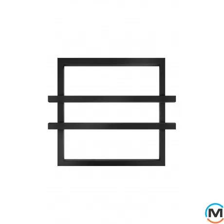 Сушка для рушників Genesis-Aqua CADEXSA 630x530 чорний, Колір: Чорний, фото 