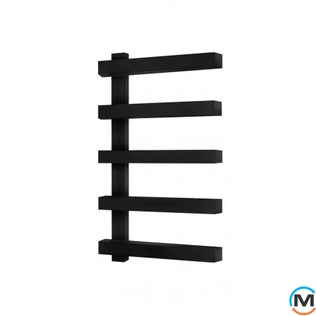 Сушка для рушників Genesis-Aqua STONE 800x500 чорний, Колір: Чорний, Висота (мм): 800, фото 