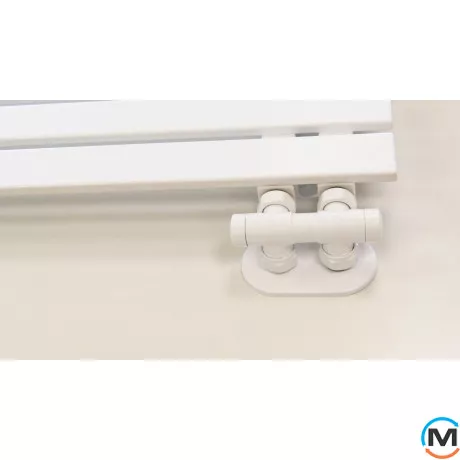 Комплект Vario Term TWINS LOCHSHIELD All In One угловой (PEX) White, фото , изображение 2