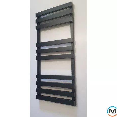 Сушка для рушників Genesis-Aqua ALPINA 1000x530 чорний, Колір: Чорний, Висота (мм): 1000, фото , зображення 6