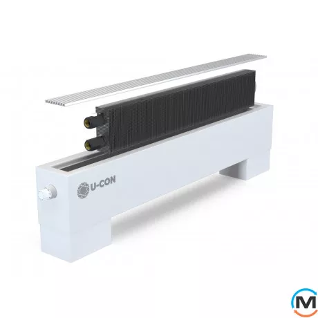 Напольный конвектор U-CON NEK 120/1250/240, Тип конвектора: Без вентилятора, Корпус конвектора: Нержавеющая сталь, Кол-во теплообменников: 1, Способ установки: Напольный, Глубина (мм): 240, Ширина (мм): 120, Длина (мм): 1250, фото 