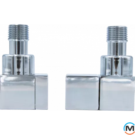 Комплект термостатический Vario Term QUATTRO REGULATED All In One угловой правый (Cu) White, фото , изображение 2