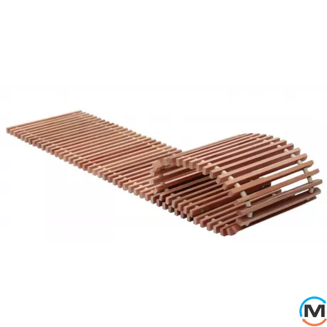 Решітка дерев'яна дубова U-CON 2000х380, Виконання: Дерев'яна, Ширина (мм): 380, Довжина (мм): 2000, фото 