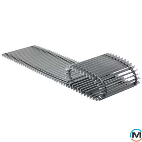 Решітка дюралюмінієва U-CON 1500х380, Виконання: Дюралюмінієва, Ширина (мм): 380, Довжина (мм): 1500, фото 