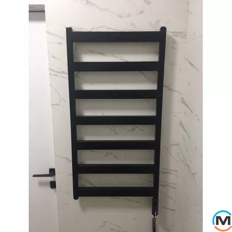 Полотенцесушитель Genesis-Aqua BASIS 800x530 черный, Цвет: Черный, Высота (мм): 800, фото , изображение 6