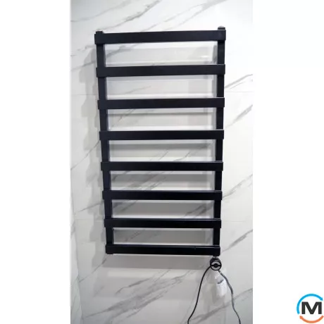 Сушка для рушників Genesis-Aqua BASIS LIGHT 800x530 графіт, Колір: Графіт, Висота (мм): 800, фото , зображення 5