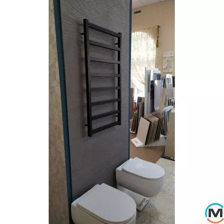 Сушка для рушників Genesis-Aqua BUD 1000x530 чорний, Колір: Чорний, Висота (мм): 1000, фото , зображення 7