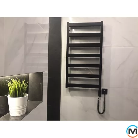 Сушка для рушників Genesis-Aqua BULL 1200x530 графіт, Колір: Графіт, Висота (мм): 1200, фото , зображення 5