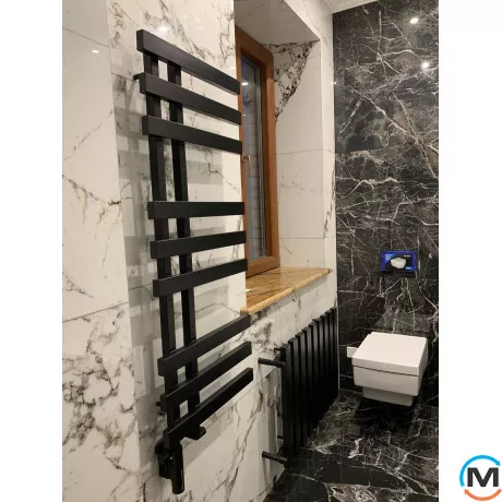 Сушка для рушників Genesis-Aqua CARISMA 800x500 білий, Колір: Білий, Висота (мм): 800, фото , зображення 7