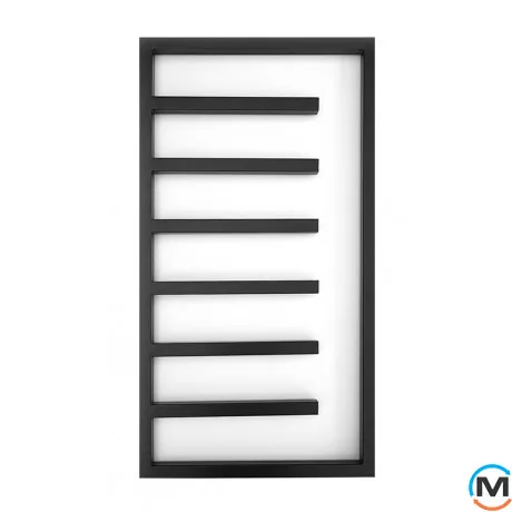 Сушка для рушників Genesis-Aqua COMBO 1200x530 графіт, Колір: Графіт, Висота (мм): 1200, фото 