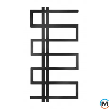 Сушка для рушників Genesis-Aqua DUAL 800x530 графіт, Колір: Графіт, Висота (мм): 800, фото 