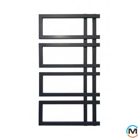 Сушка для рушників Genesis-Aqua ENZO 1200x530 графіт, Колір: Графіт, Висота (мм): 1200, фото 