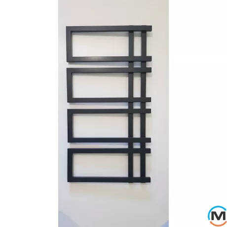 Сушка для рушників Genesis-Aqua ENZO 1200x530 графіт, Колір: Графіт, Висота (мм): 1200, фото , зображення 5