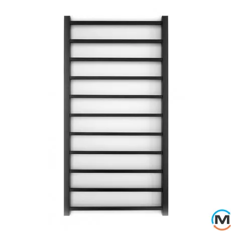 Сушка для рушників Genesis-Aqua FLAT 1200x530 графіт, Колір: Графіт, Висота (мм): 1200, фото 